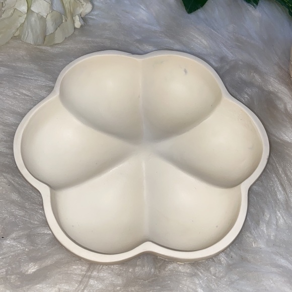 Vintage Floral Carved Ivory Dynasty Pumpkin Jewelry Box Trinket Tray - Picture 9 of 17